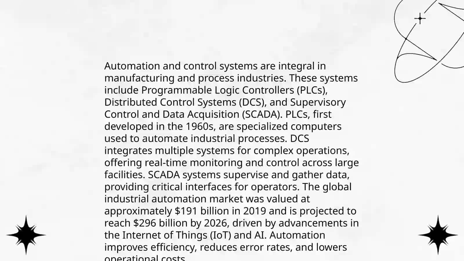 Automation and Control Systems 3