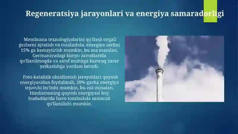 Regenerativ Havoni Tozalash Texnologiyalari 3