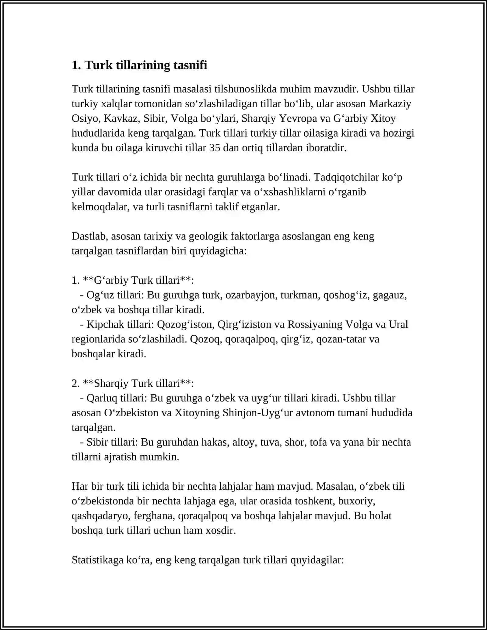 TURKIY TILLAR 3