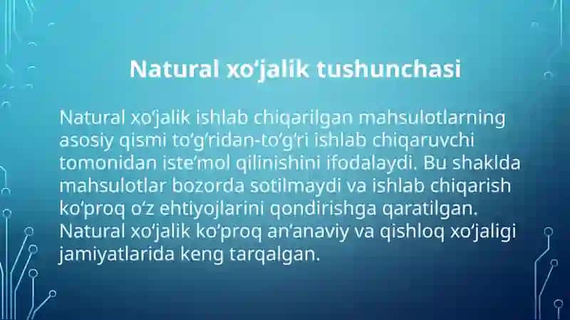 Ijtimoiy xo‘jalik yuritish shakllari 3