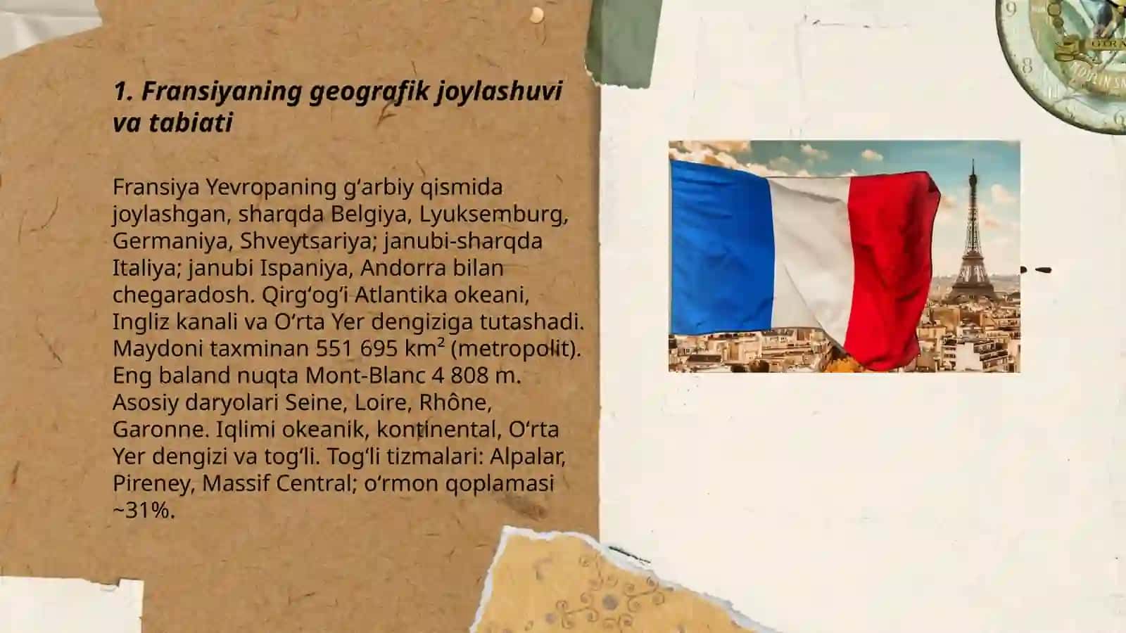 Fransiyaning geografik joylashuvi va tabiati 3