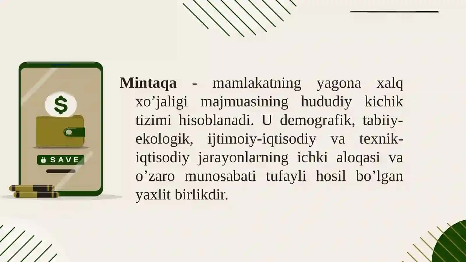 Mintaqaviy iqtisodiyot fanining mohiyati va vazifalari 3