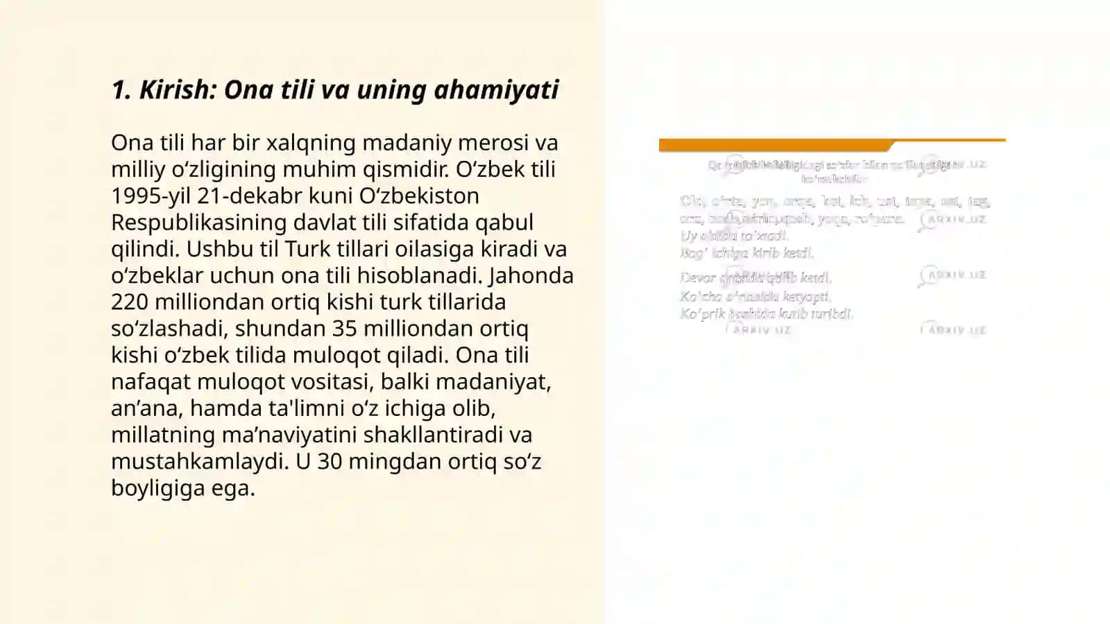 2- sinf ona tili darslari oʻqituvchi kitobini tahlil qilish 3