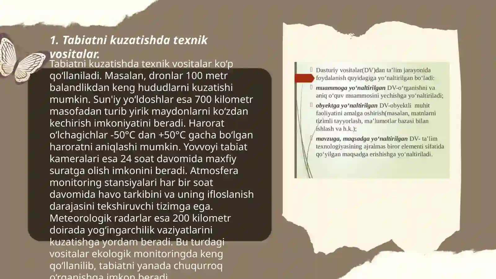 Tabiat bilan tanishtirish mashgʻulotlarida texnik vositalardan foydalanish 3