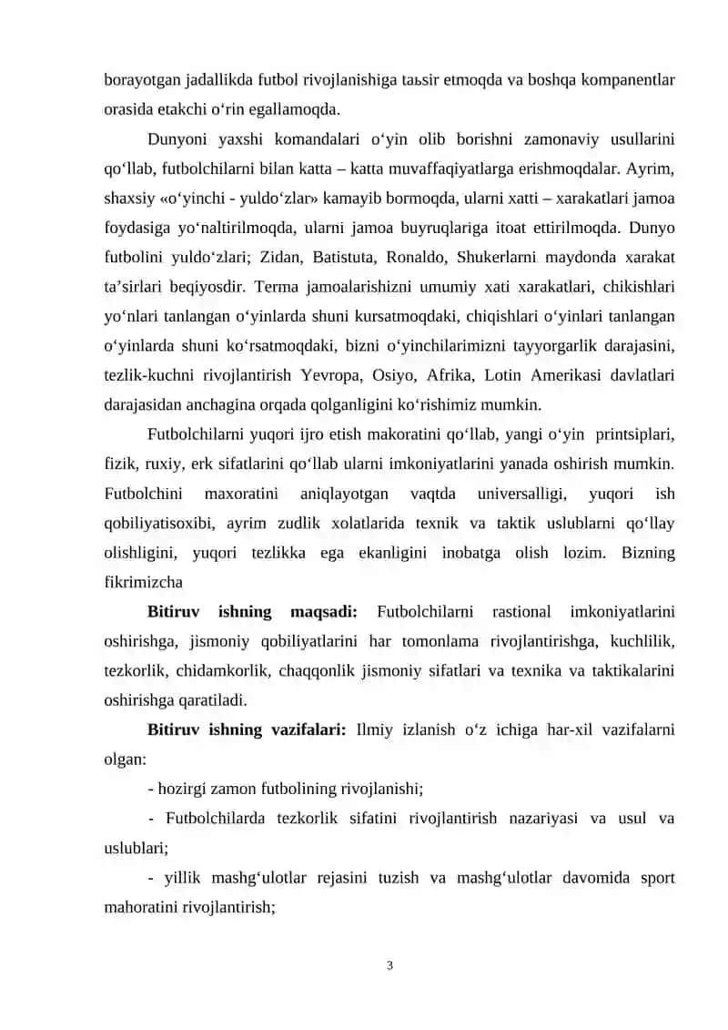 Futbolchilarning tezkorlik jismoniy sifatlarni rivojlantirish  usullari 3
