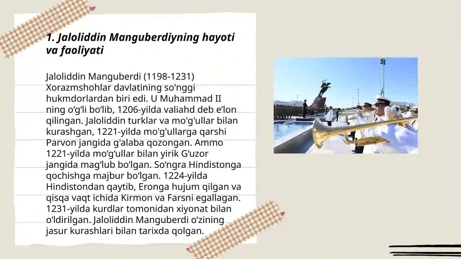 Jaloliddin Manguberdi - Vatan himoyachisi 3