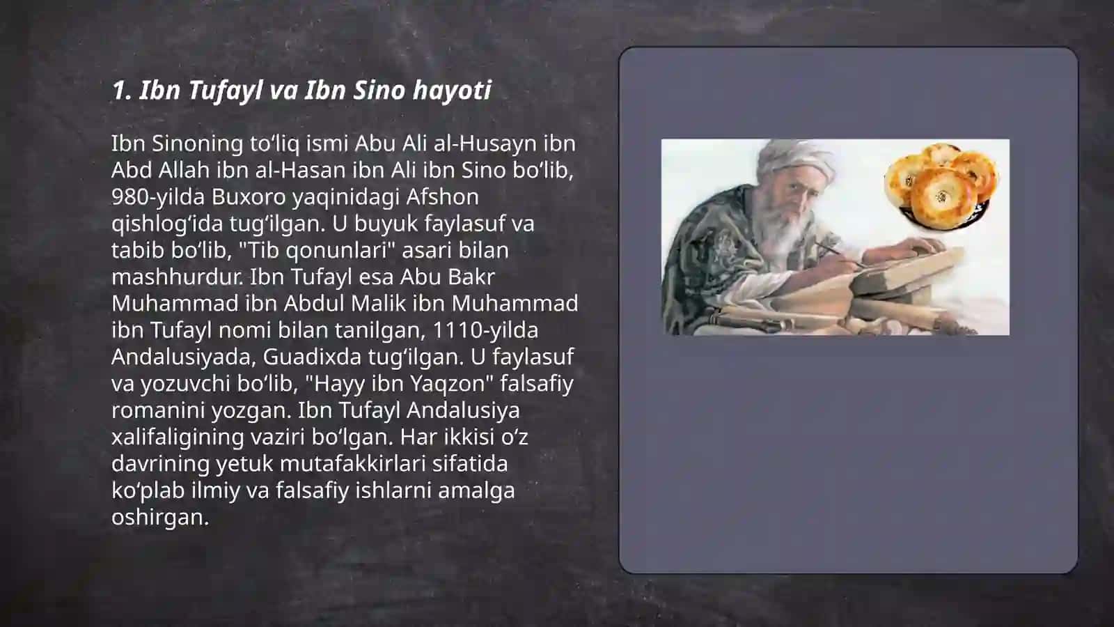 Ibn Tufayl va Ibn Sinoning “Xay ibn Yakzon o’g’li” risolasini qiyosiy tahlil 3
