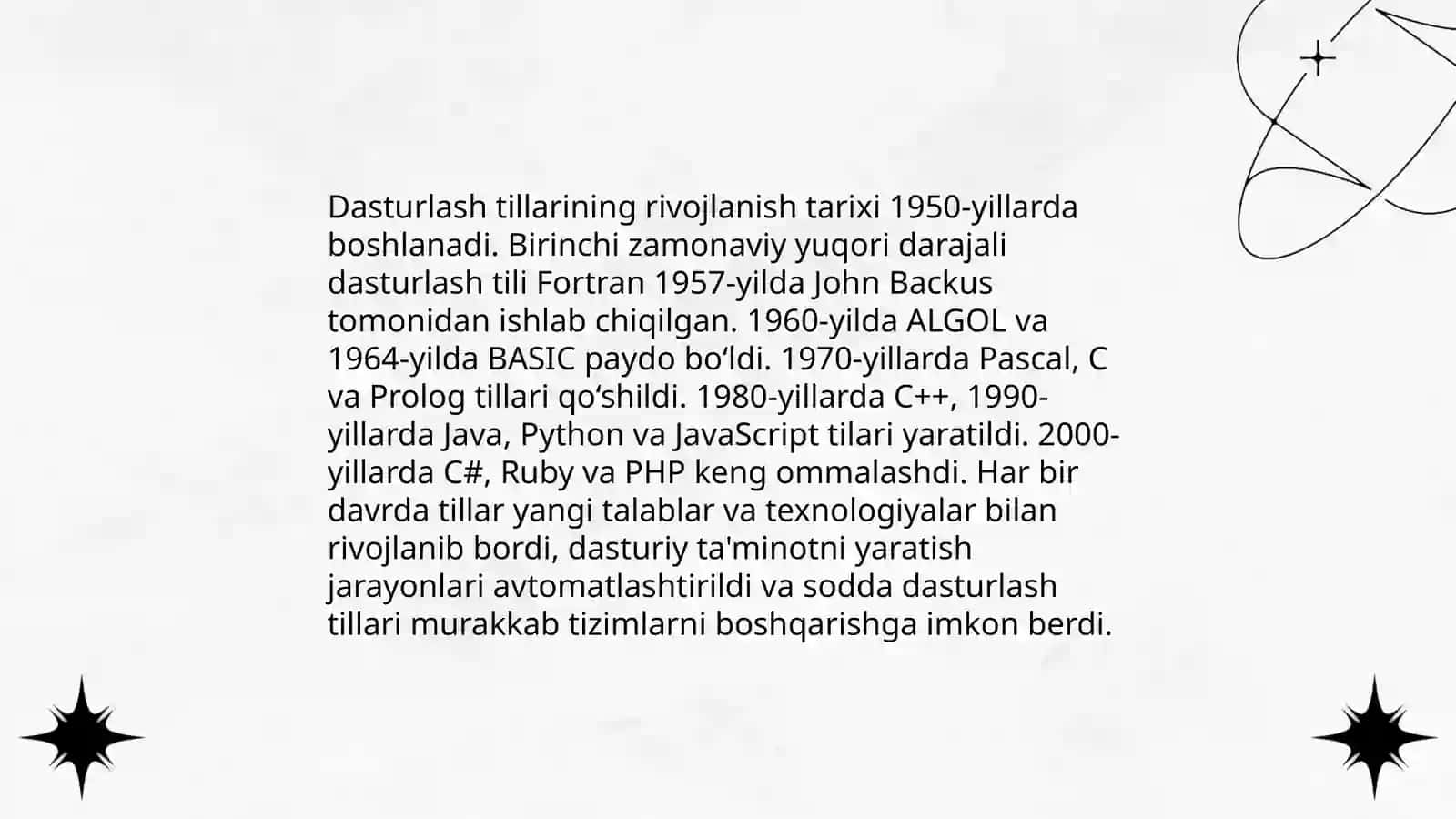 Maktab kompyuterlari uchun asosiy dasturlash tillarini yoritish 3
