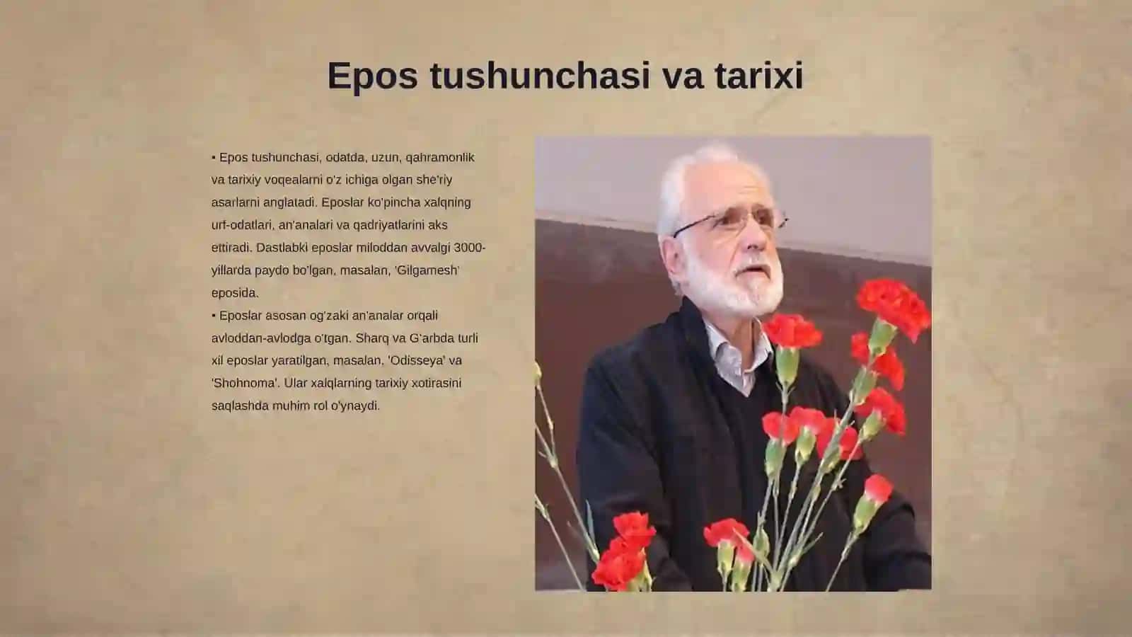 Epos tushunchasi va tarixi 3