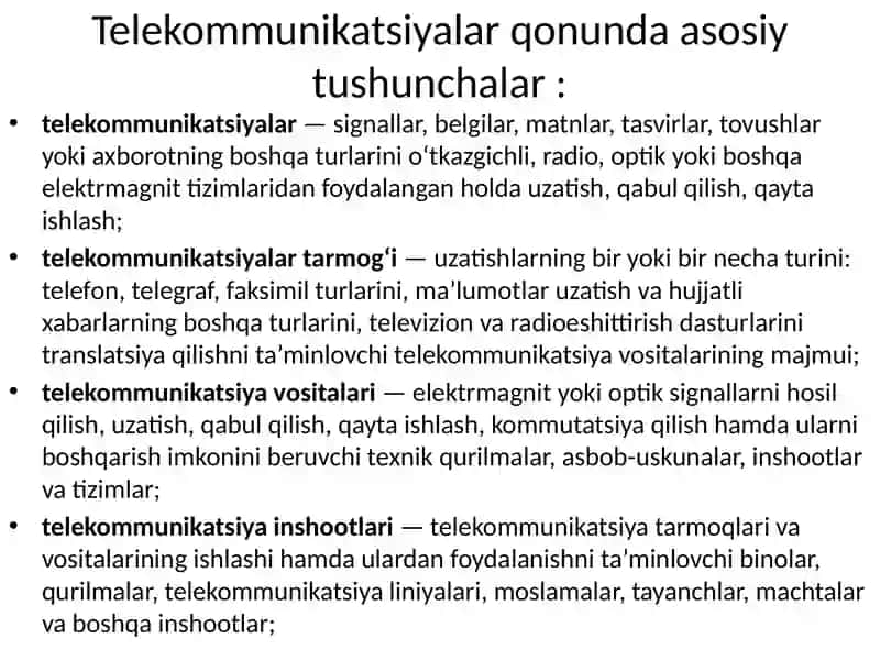 OPTIK ALOQA TIZIMLARI 3