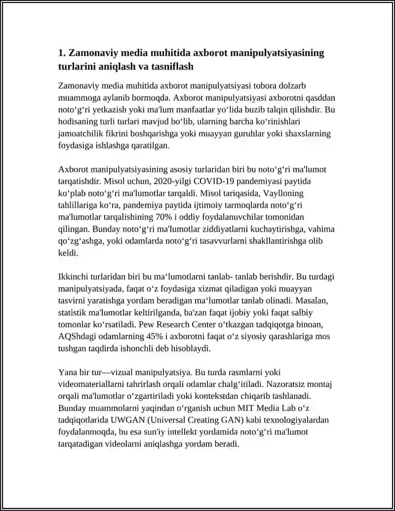 ZAMONAVIY MEDIA MUHITIDA AXBOROT MONIPULYATSIYASIDAN HIMOYALANISH 3
