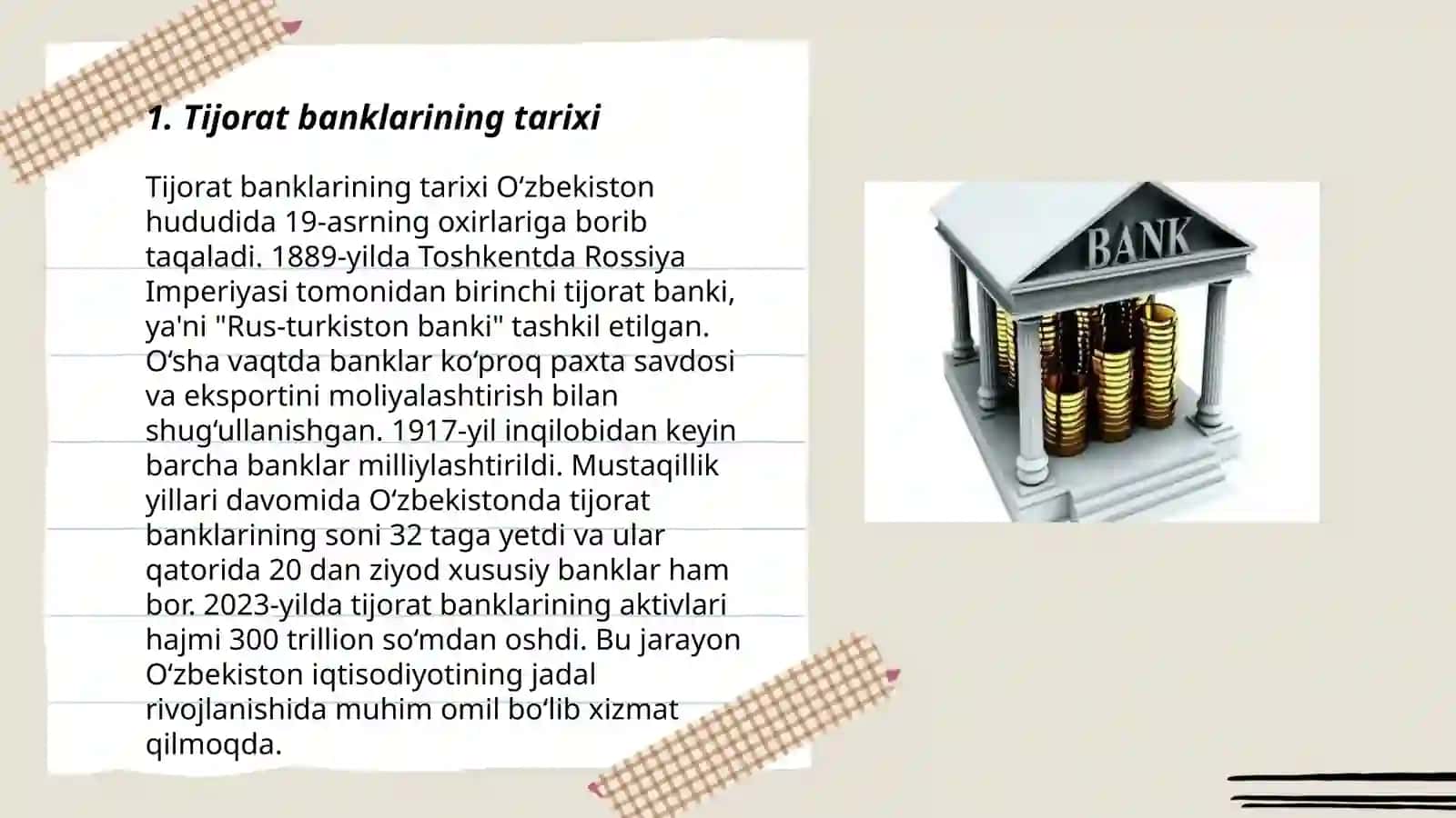 Tijorat banklarining paydo boʻlishi 3