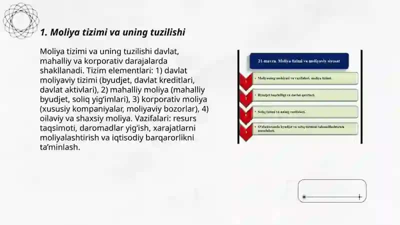 Moliya tizimi 3