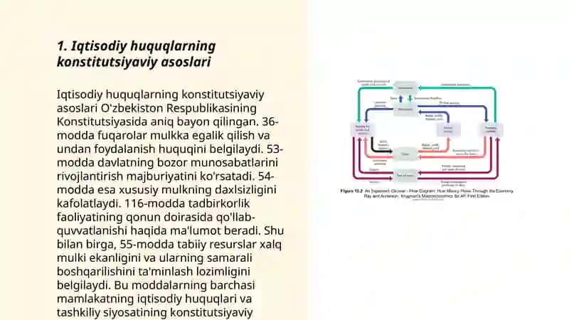 Iqtisod,ijtimoiy madaniy va ekalogik huquqlarning konistutsiyaviy asoslari 3