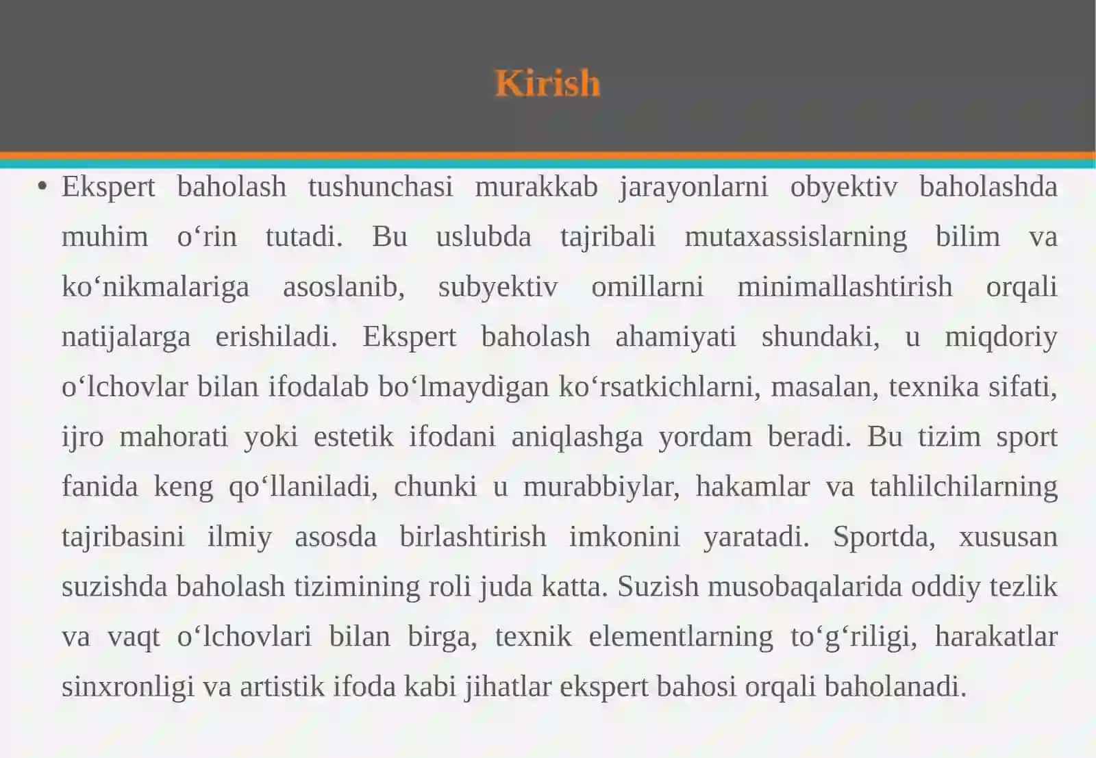 Ekspert baholash uslubi 3