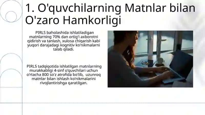 PIRLS Tadqiqotlarida Matn Va Topshiriqlar 3