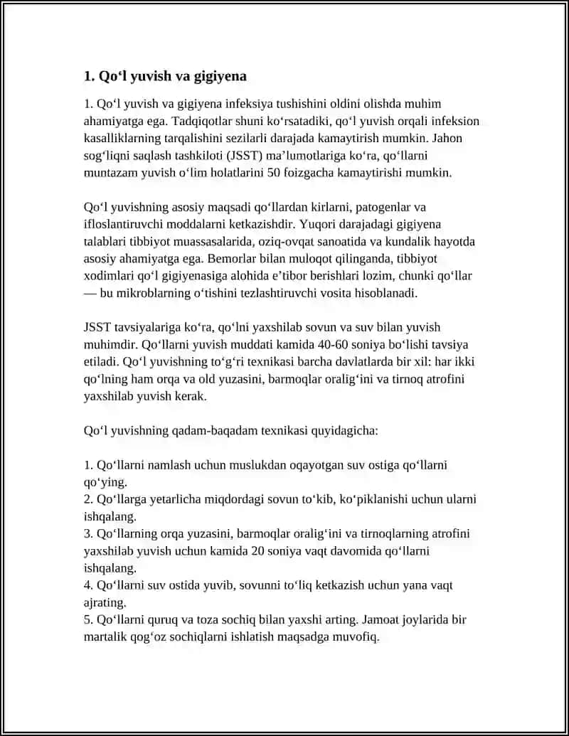 INFEKSIYA TUSHUSHINI OLDINI OLISH 3