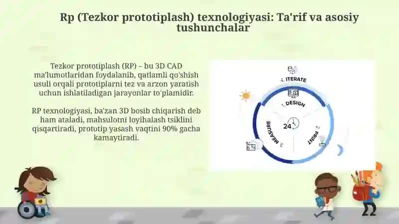 RP (rapid prototype- tezkor prototiplash) texnalogiyasi 3
