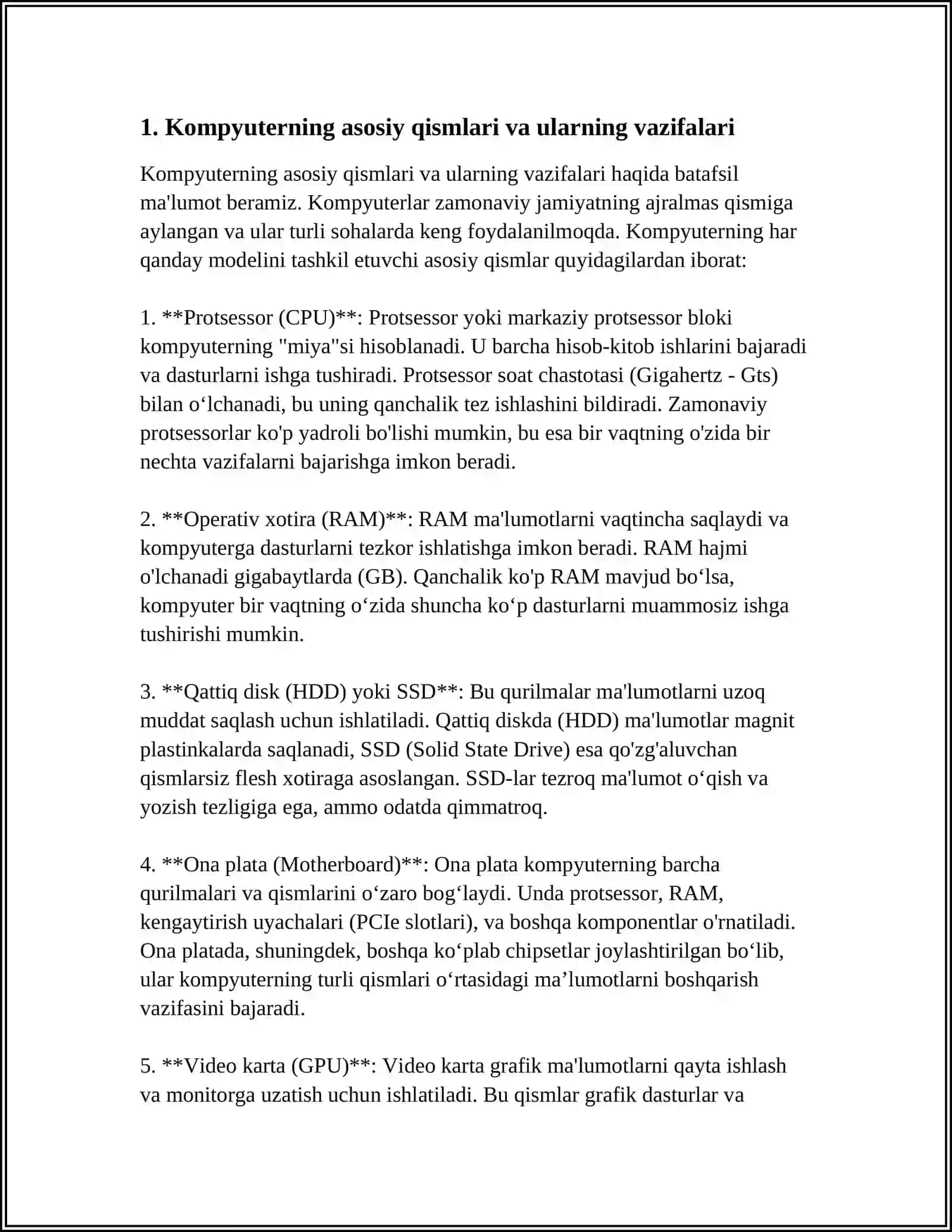 KOMPYUTER TEXNOLOGIYALARIDAN FOYDALANISH PRINTSIPLARI 3