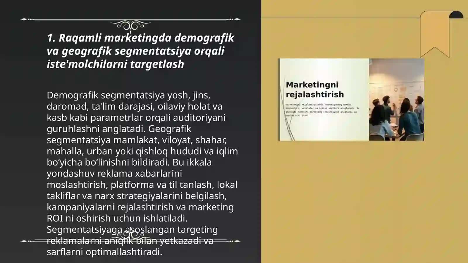 Raqamli marketingda iste'molchilarni targetlash 3