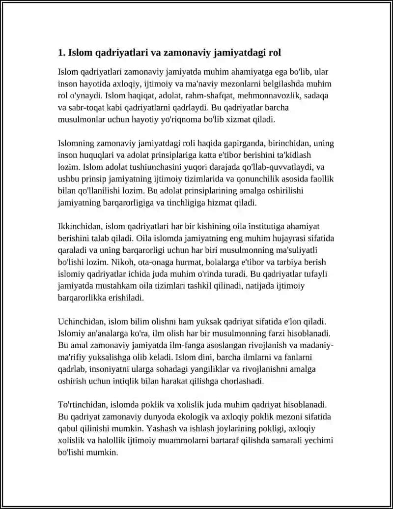 ISLOM QADRIYATLARI VA MAʼRIFATNING HOZIRGI DAVRDAGI AHAMYATI 3