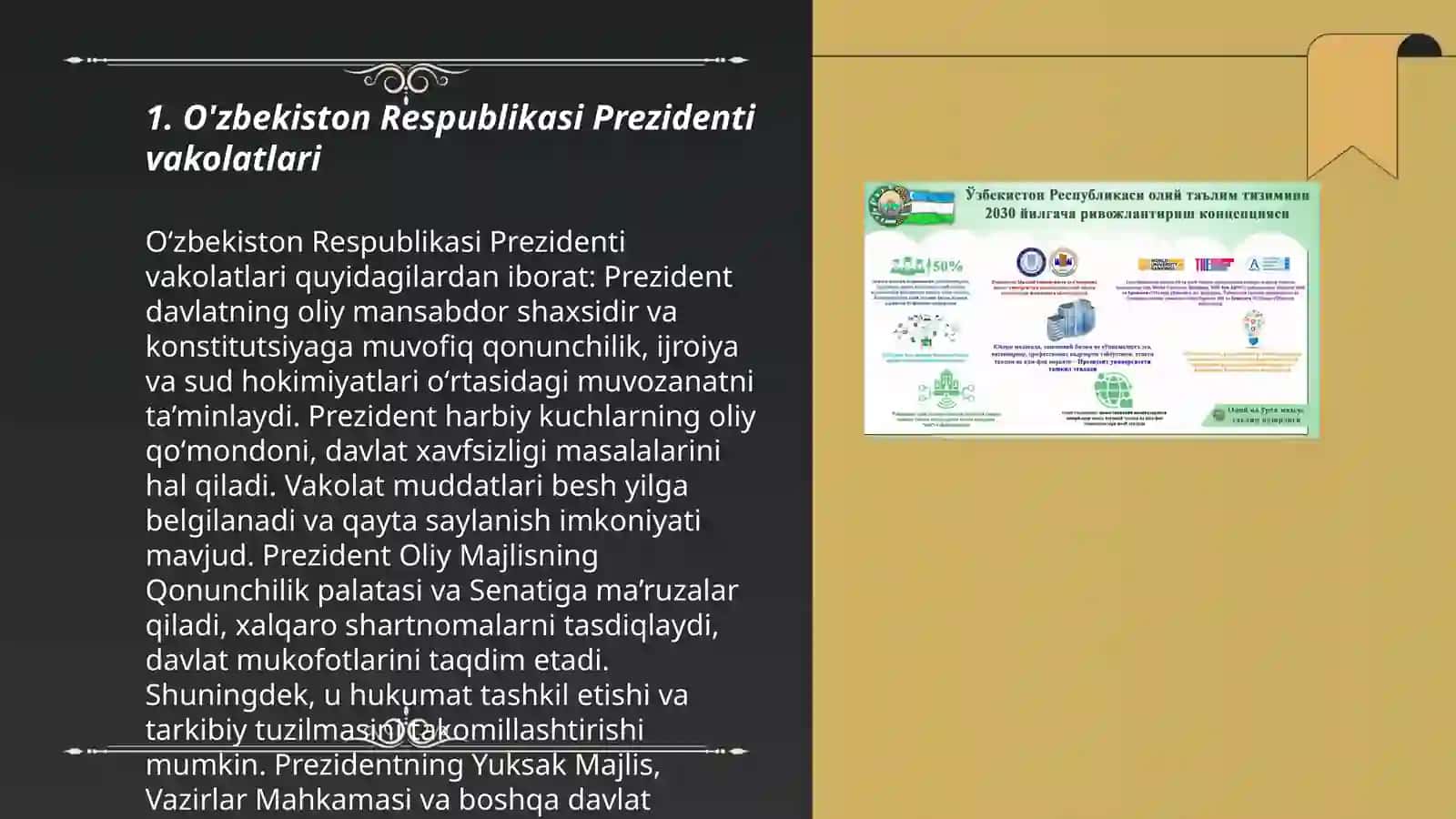 O'zbekiston Konstitutsiyasida davlat hokimiyatini amalgaoshirishga doir normalar 3