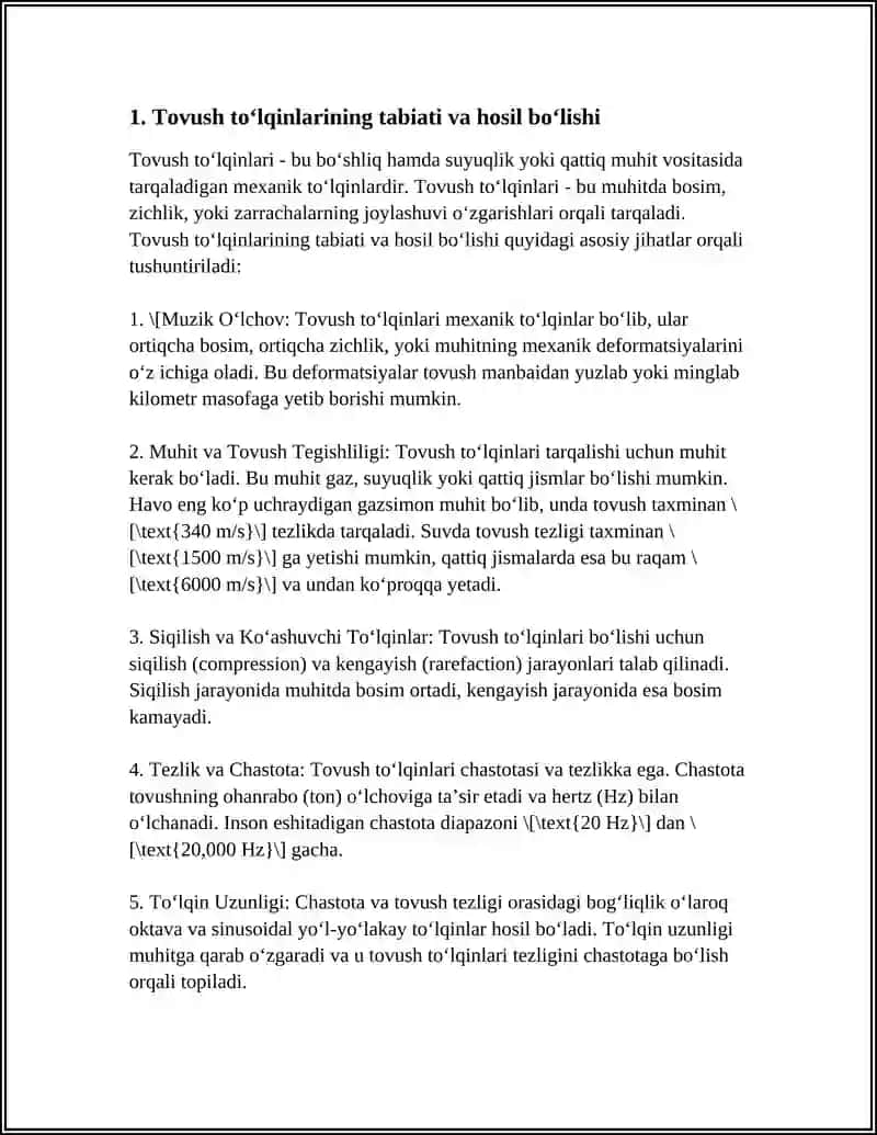 TOVUSH TOʻLQINLARI 3