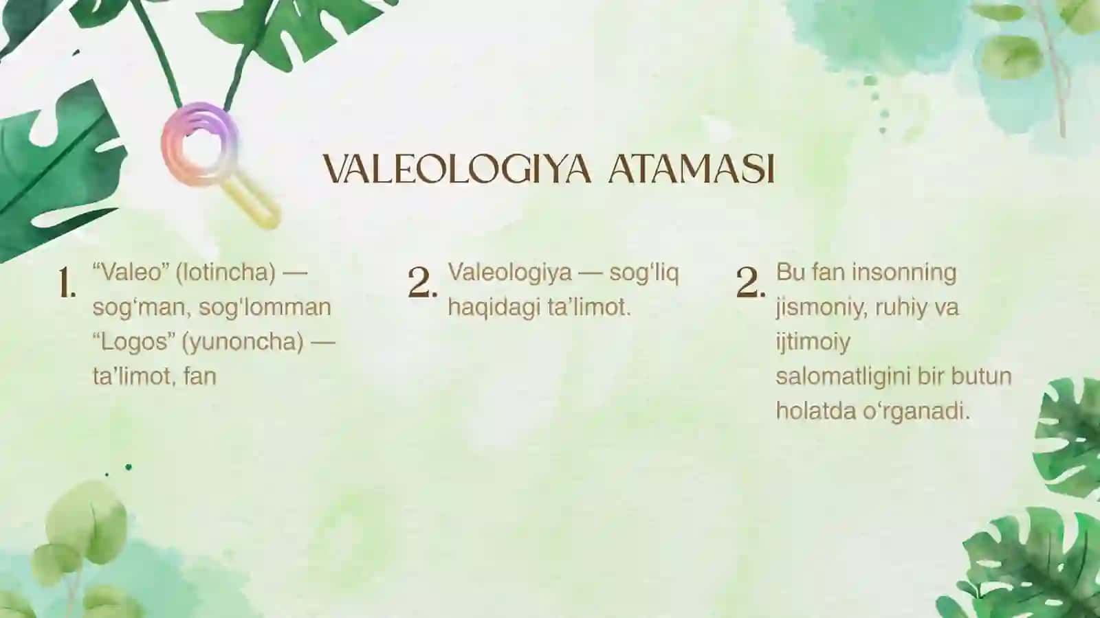 Valeologiya fanining tarixi va rivojlanish bosqichlari 3
