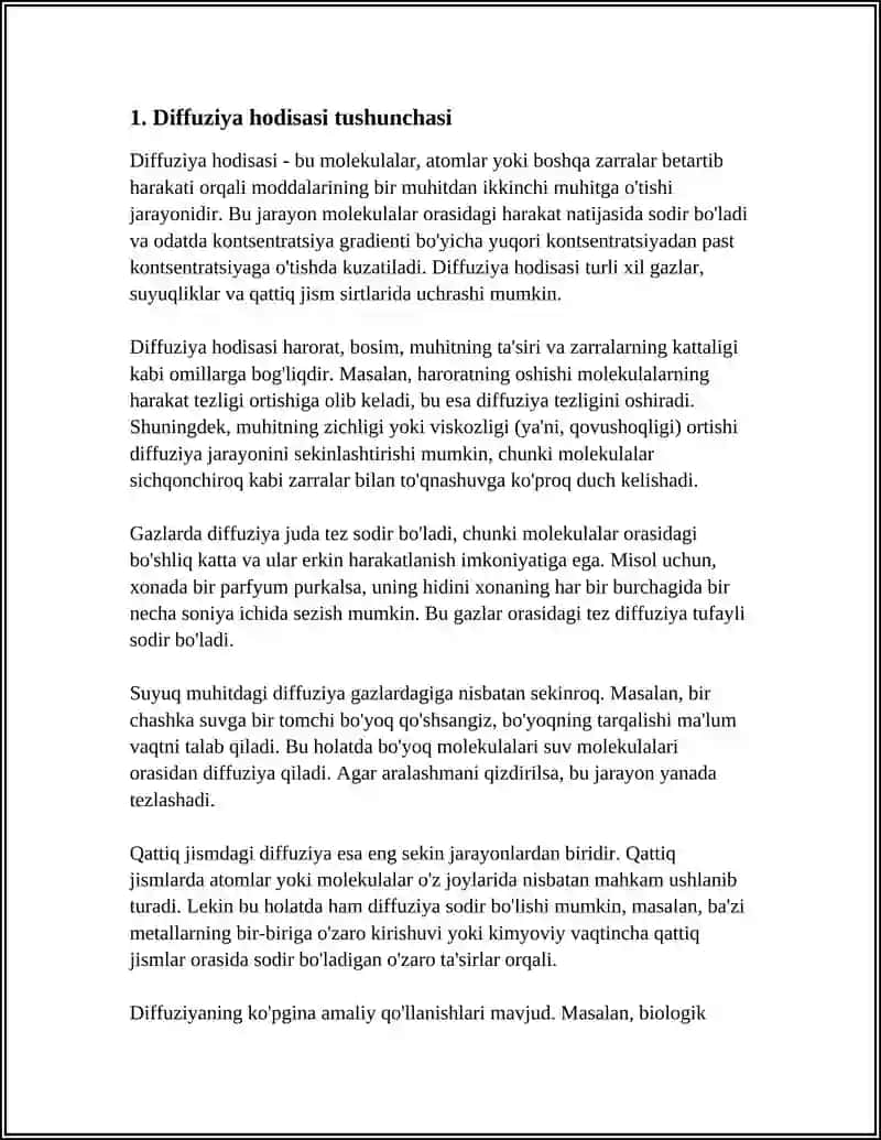 QATTIQ JISMLARDA DIFFUZIYA HODISALARI 3