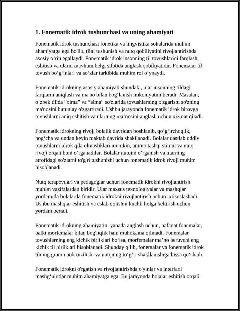 FONEMATIK IDROK VA SO'ZNING TOVUSH-BO'G'IN TUZILISHINI KORREKSIYALASH TEXNOLOGIYALARI 3