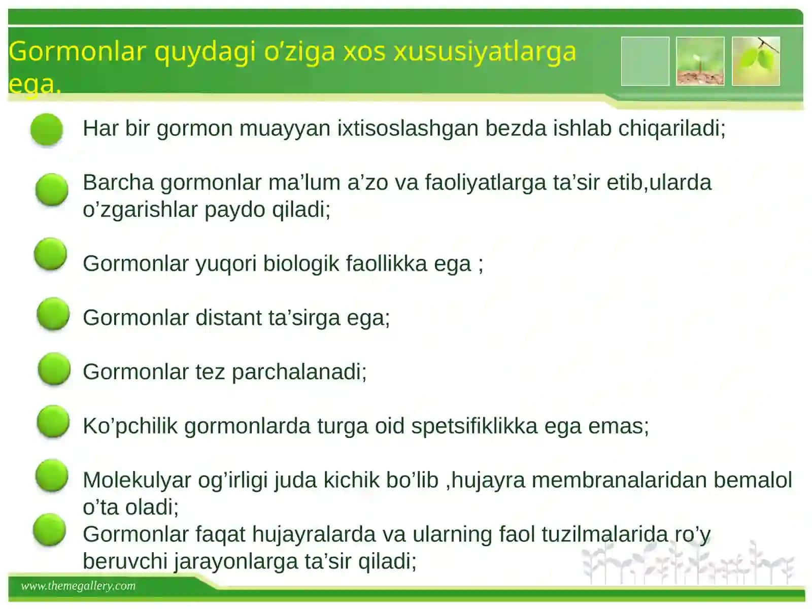Ichki sekretsiya bezlari fiziologiyasi 3
