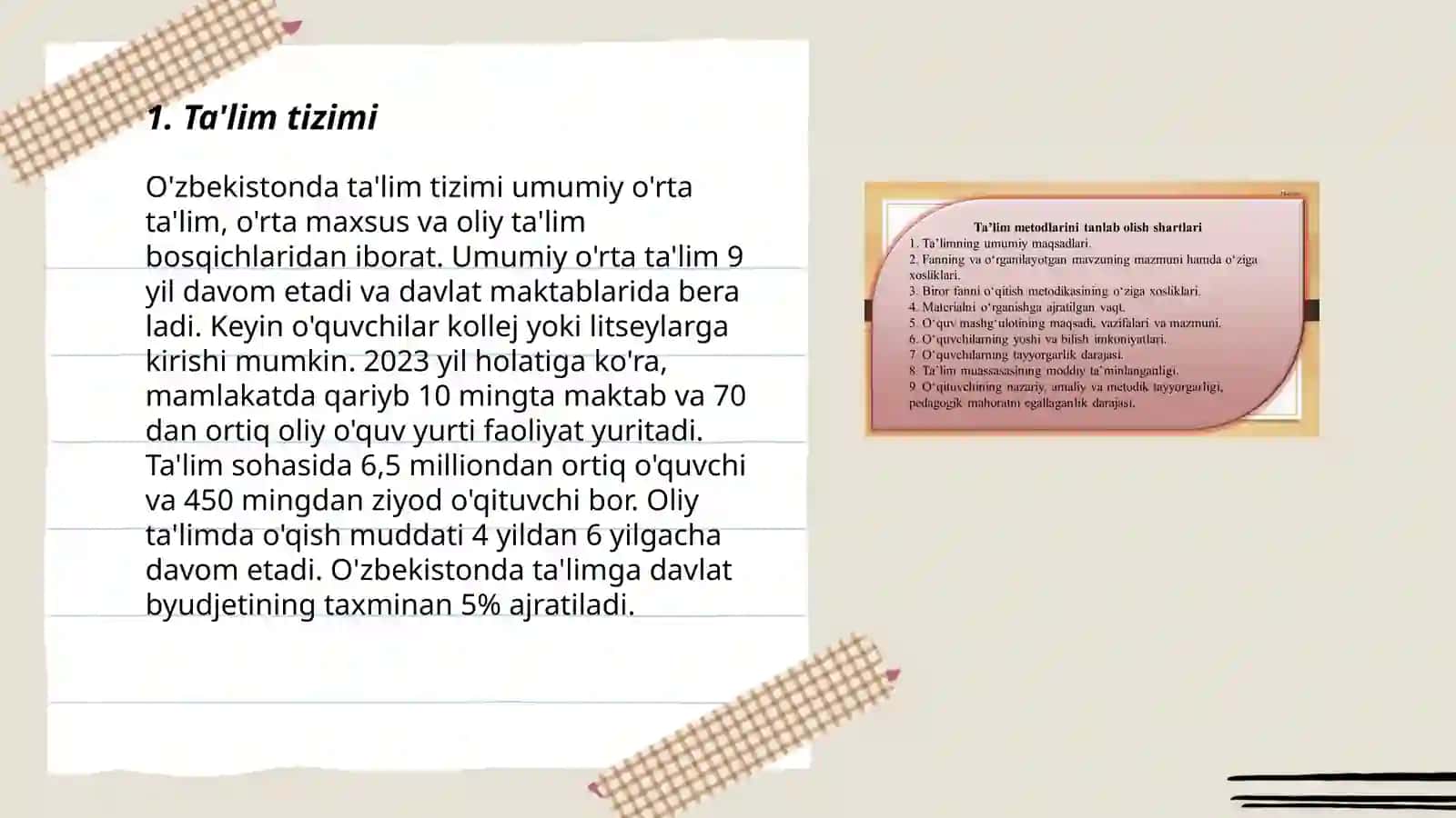 Ta'lim tizimi 3