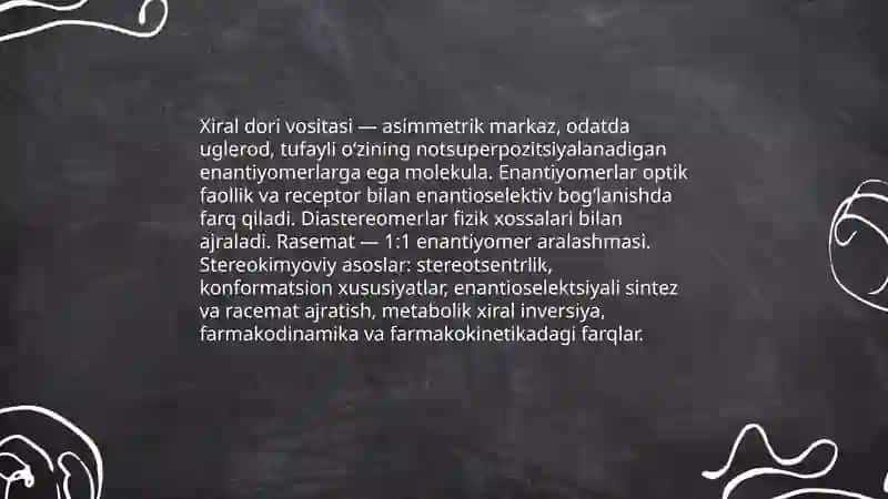 Xiral dori vositalari 3