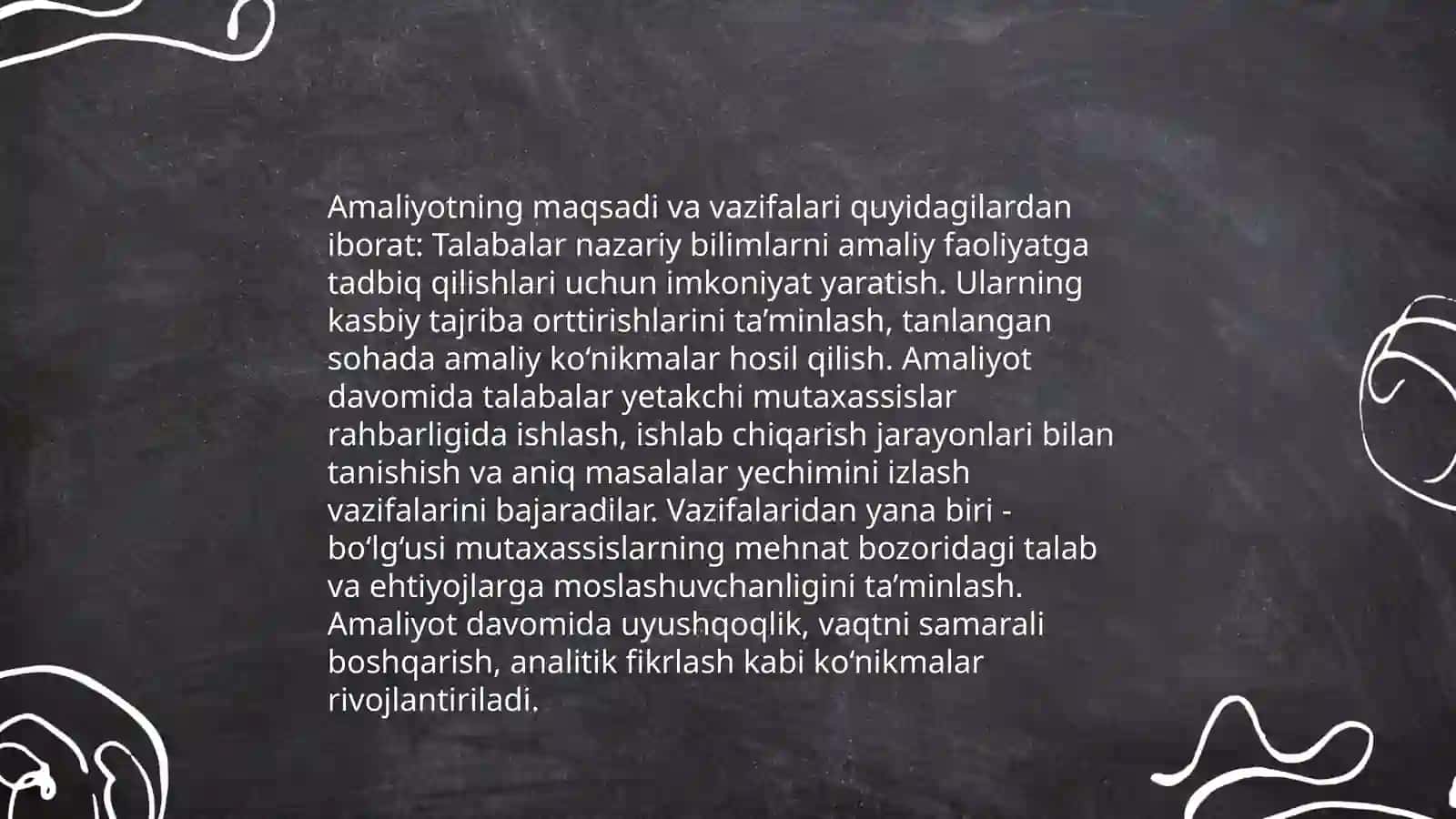 Amaliyot bòyicha hisobat 3