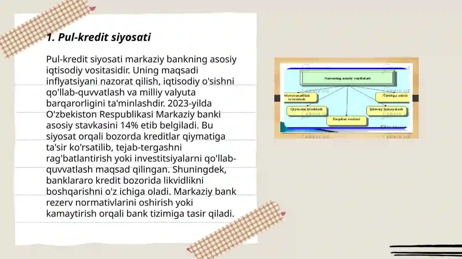 Pul-kredit siyosati 3