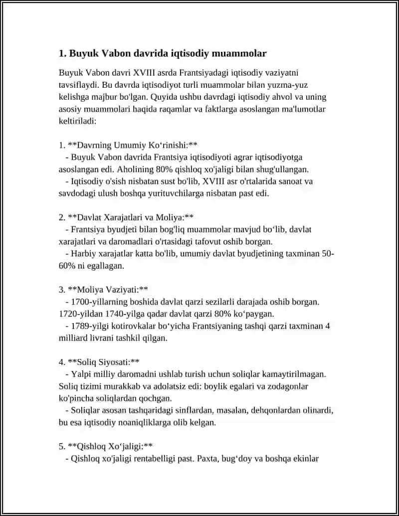 BUYUK VABONING IQTISODIY OQIBATLARI 3