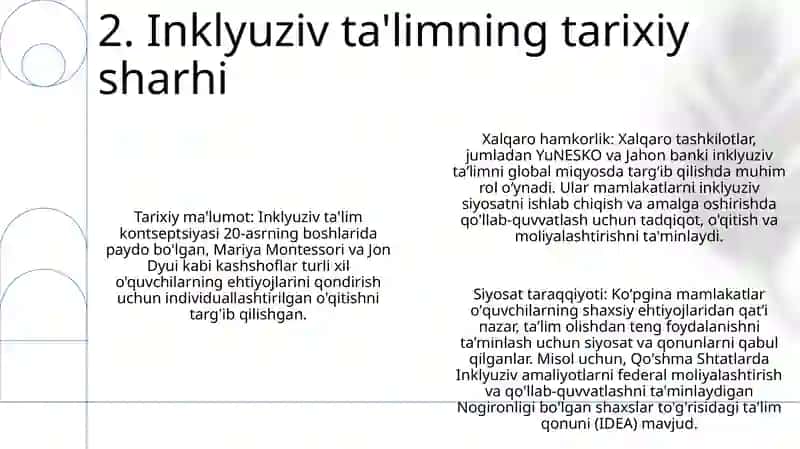 Inklyuziv Talimni Xorijiy Davlatlarda Nazariy Va Amaliy Jihatdan Qôllab Quvvatlash 3