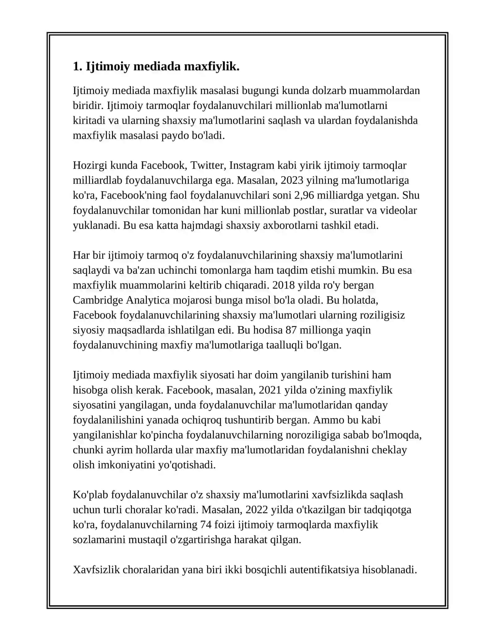 IJTIMOIY MEDIADA TAXTID VA XAVF-XATAR 3
