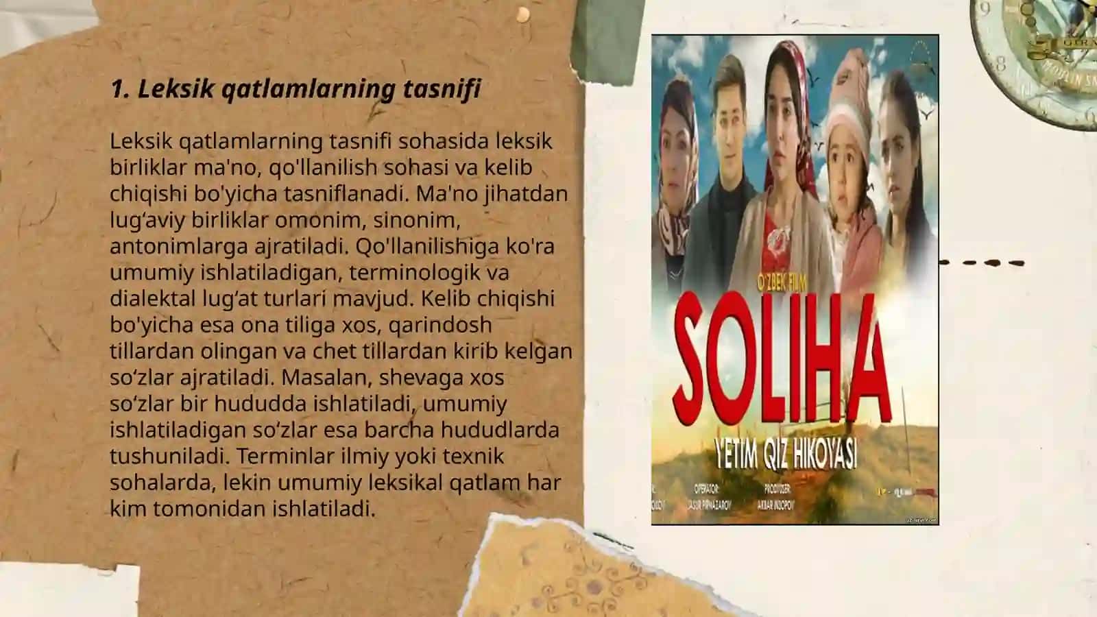 O'zbek tilining leksik qatlamlari 3