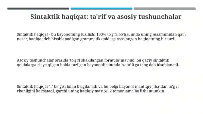 Sintaktik Sath 3