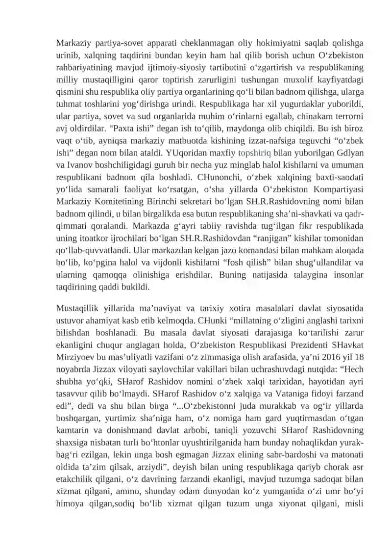 XX asr 80-yillari o‘rtalaridagi ijtimoiy-siyosiy jarayonlar 3