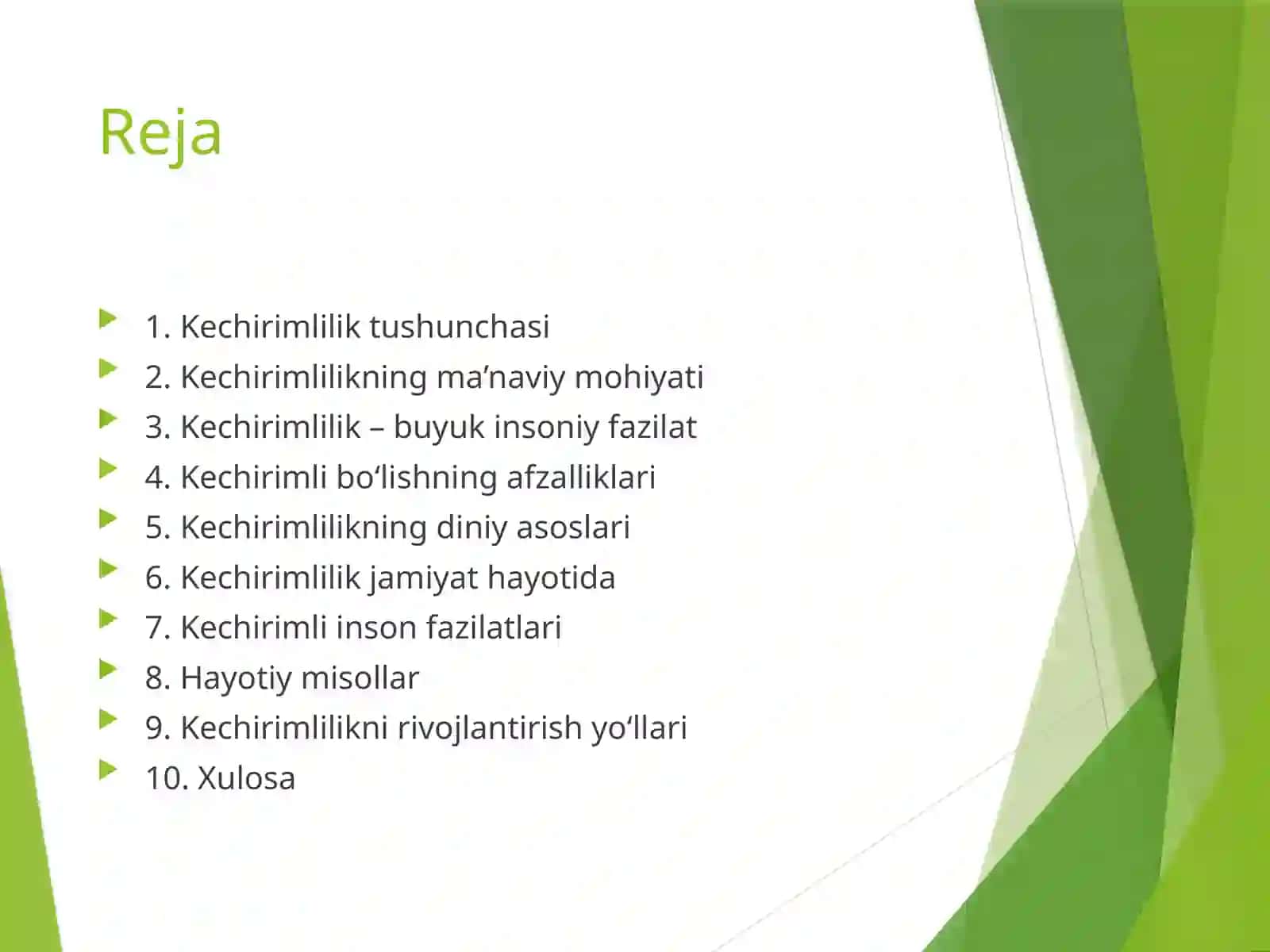 Kechirimlilik tushunchasi 3