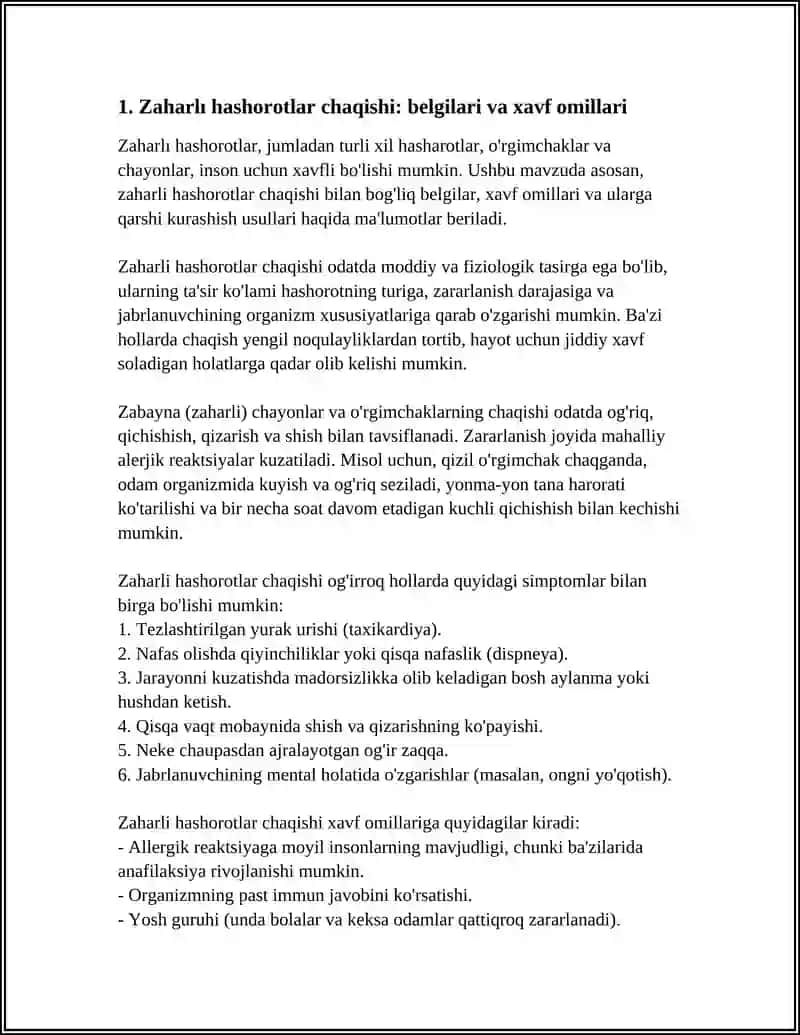 ZAHARLI HASHOROTLAR ILON CHAQQANDA SOVUQ URUSHIDA KUYISHDA BIRINCHI YORDAM 3