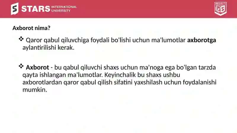 Biznes amaradorligini boshqarish 3