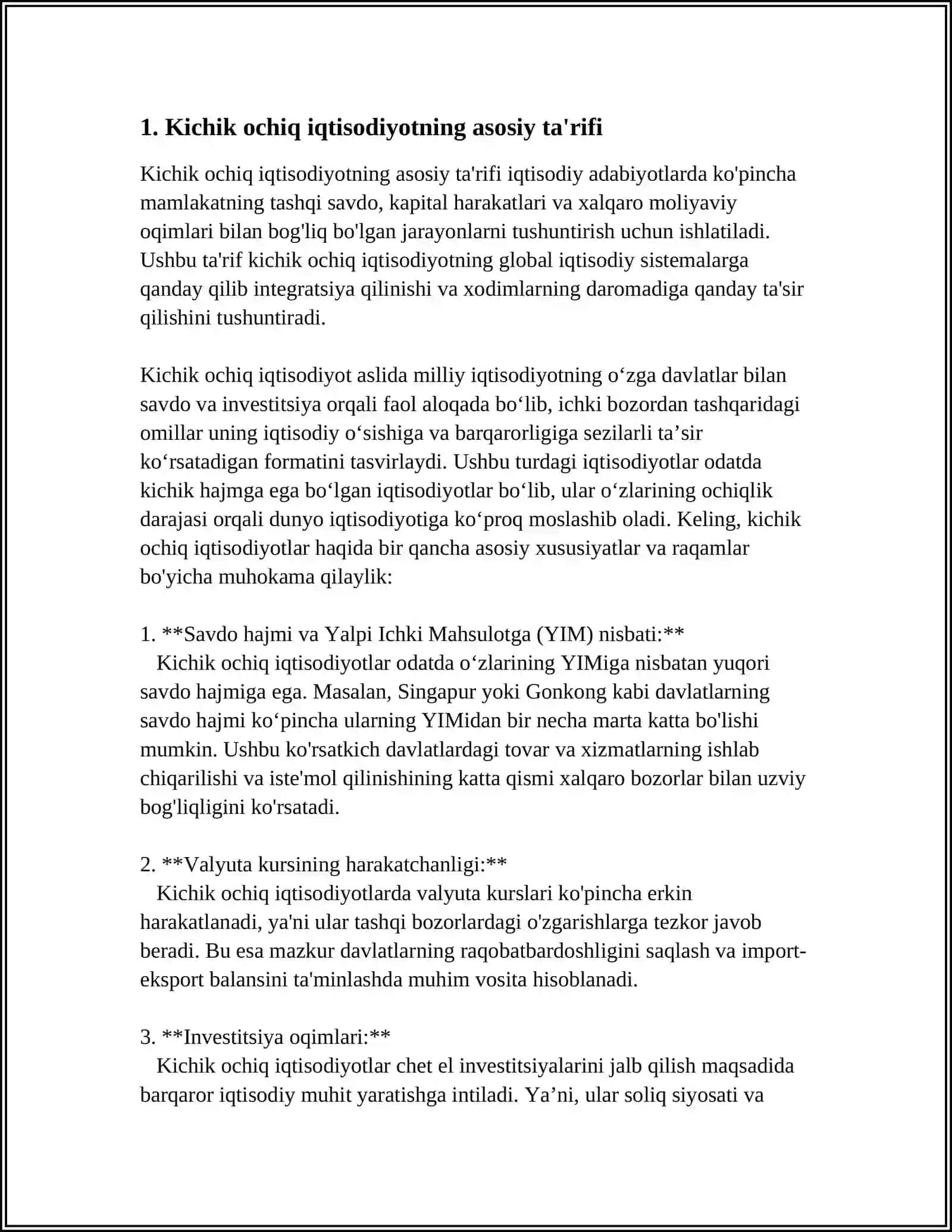KICHIK ОCHIQ IQTISОDIYOT MОDЕLI 3