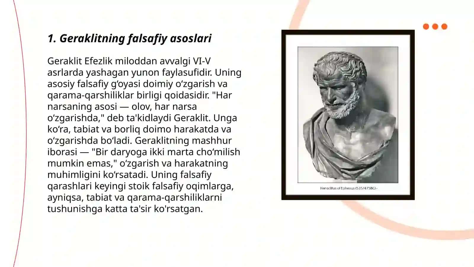 Geraklitning falsafiy asoslari 3