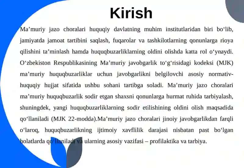 MA’MURIY JAZO CHORALARI VA ULARNING HUQUQIY AHAMIYATI 3