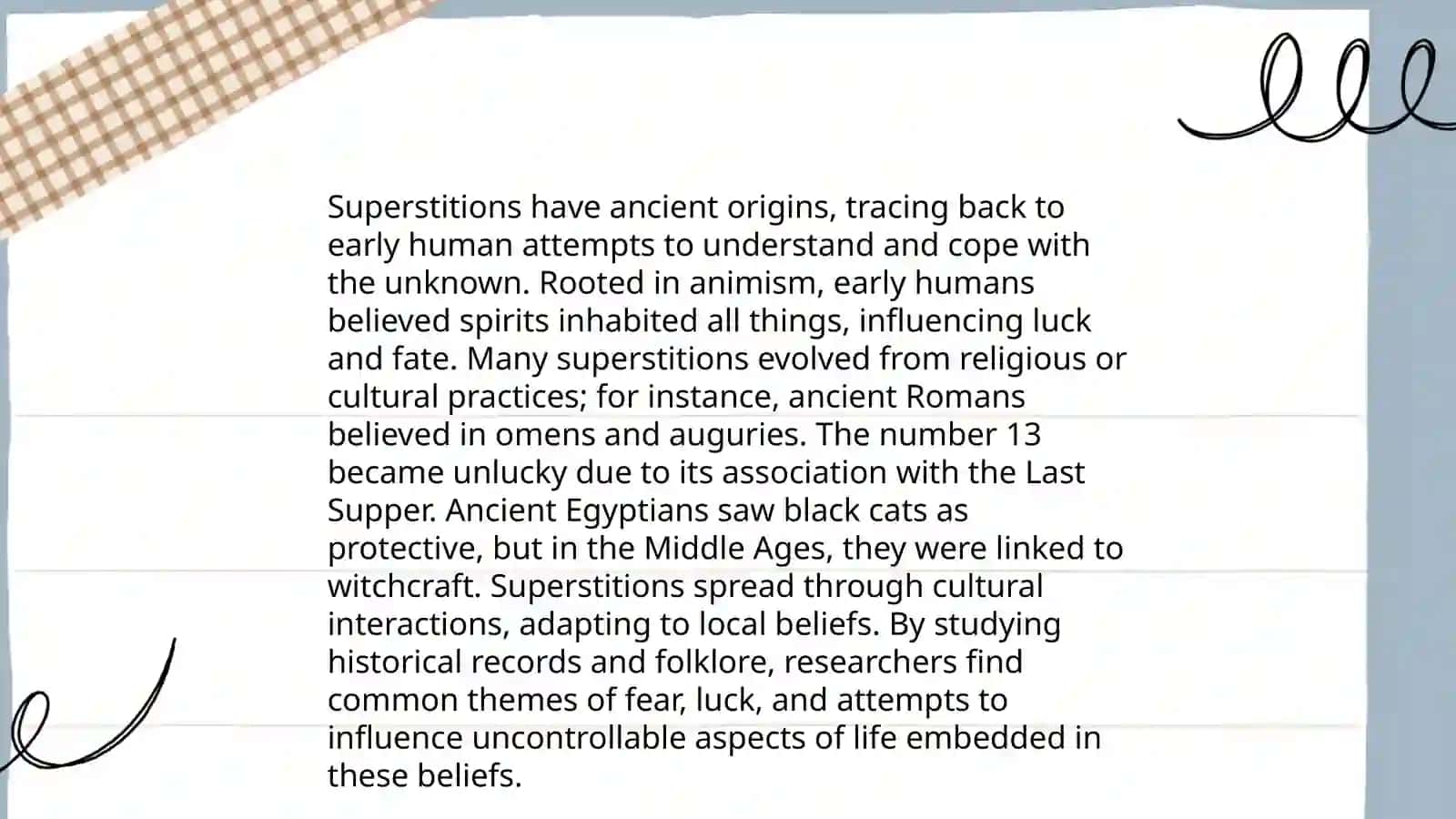 Superstitions:do you believe in superstitions? Beliefs,rituals,superstitions and taboos 3