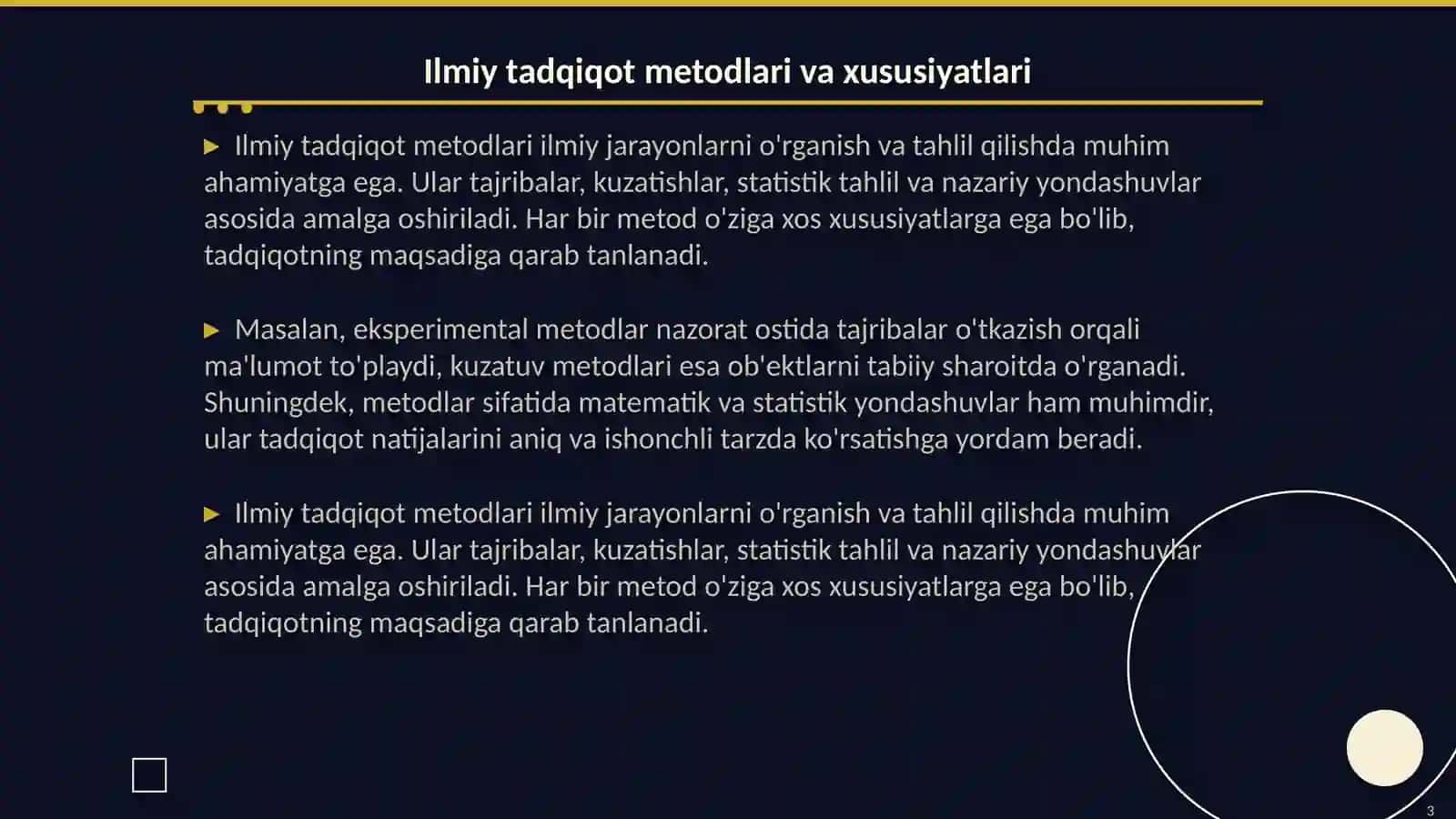 Ilmiy tadqiqot metodlari va ularning xususiyatlari 3
