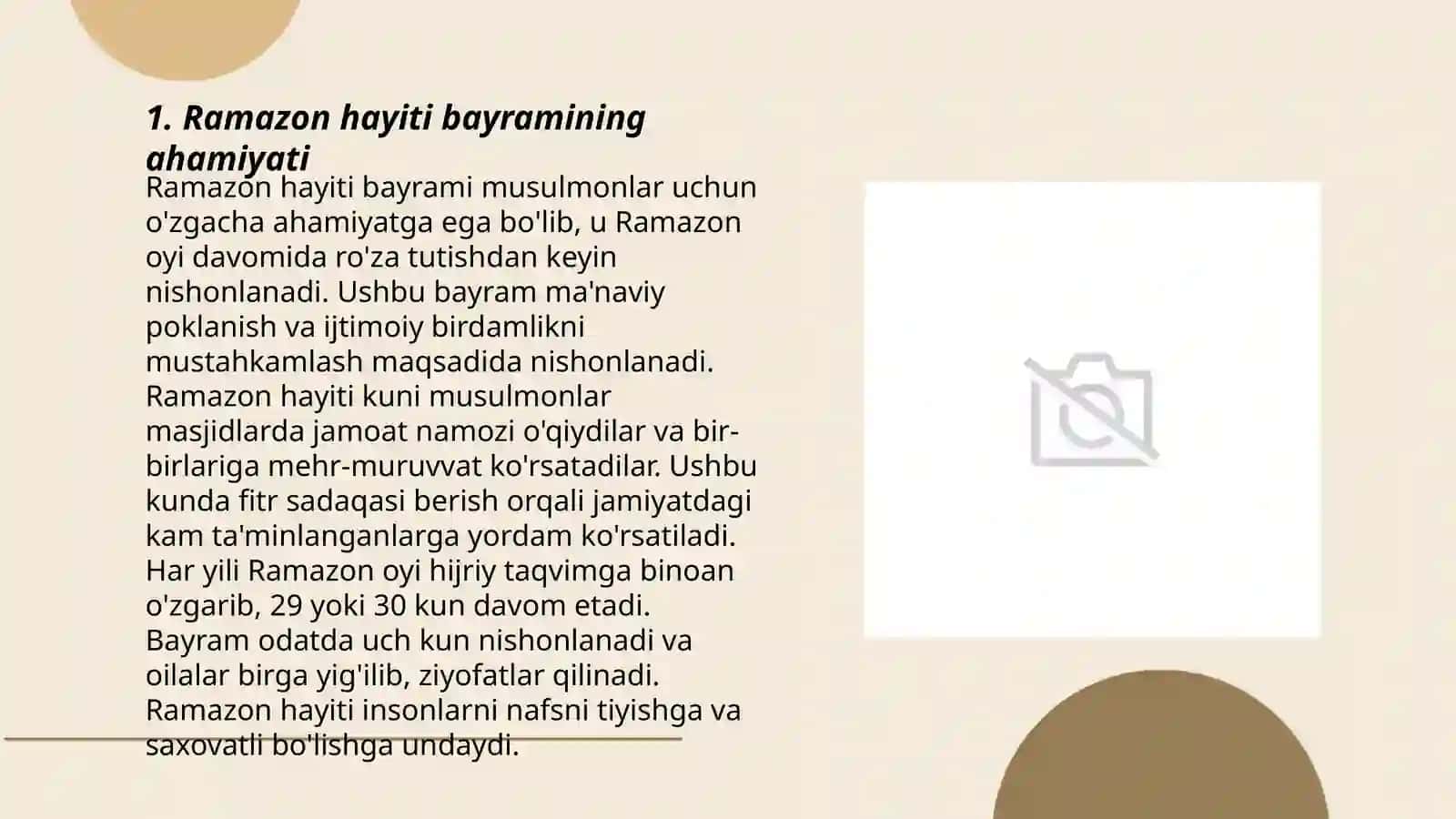 Ramazon Hayiti bilan muborakbod 3